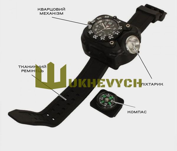 Наручные часы Besta FlashLight с компасом и фонариком BESTA-9982  фото