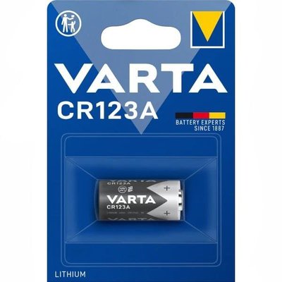 Батарейка литиевая Varta CR123A 1шт VARTA-CR123A-PC фото