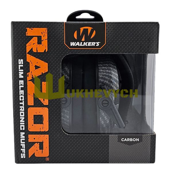 Активные тактические наушники Walker's Razor Slim Carbon, Карбон GWP-RSEM-CARB фото