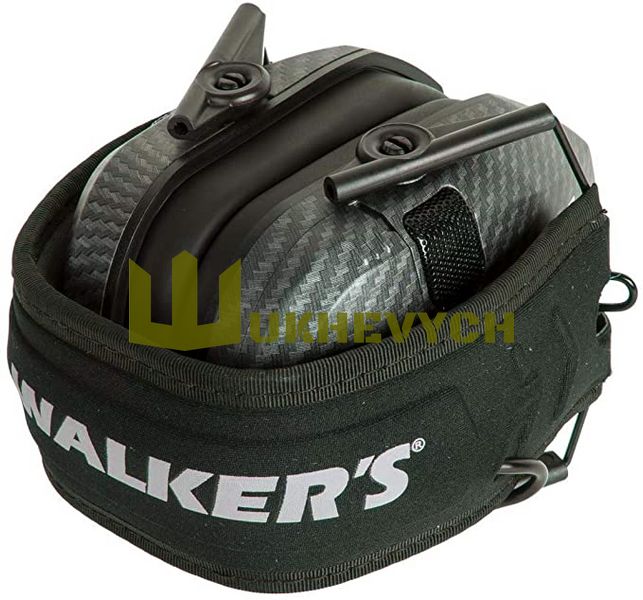 Активні тактичні навушники Walker's Razor Slim Carbon, Карбон GWP-RSEM-CARB фото