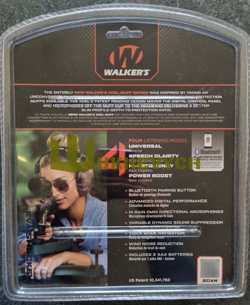 Активні тактичні навушники Walker's XCEL 500 BT Digital Electronic Muff (з Bluetooth) GWP-XSEM-BT фото