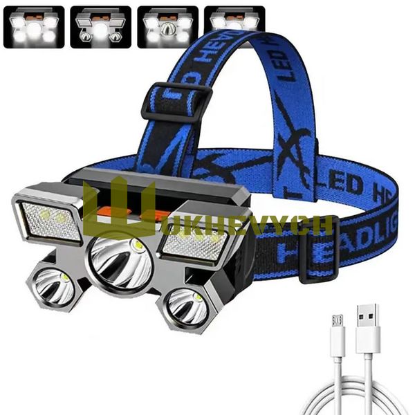 Налобний LED ліхтар акумуляторний HL-020 фото