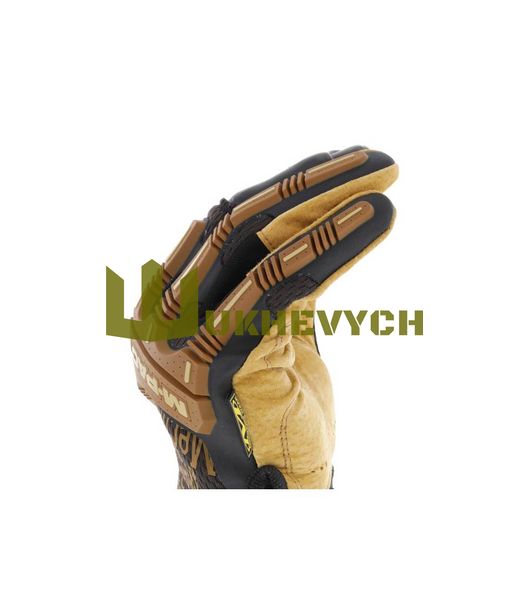 Тактичні рукавички Mechanix Leather M-Pact Fingerless Framer LFR-75-008 фото