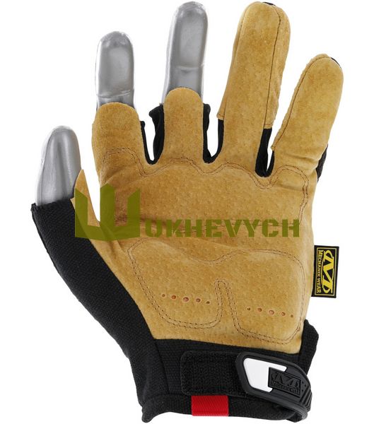 Тактичні рукавички Mechanix Leather M-Pact Fingerless Framer LFR-75-009 фото