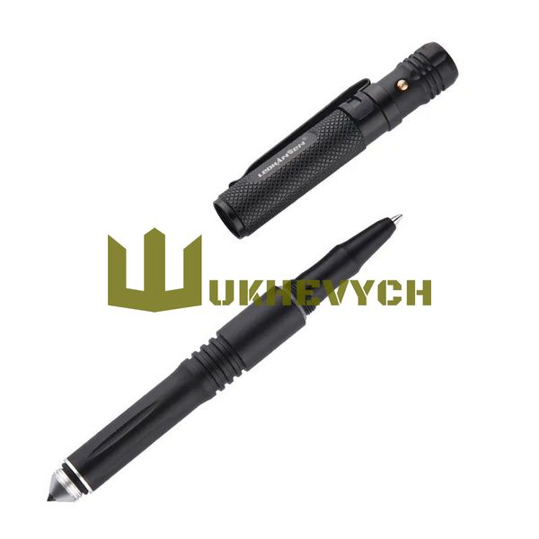 Ручка-мультитул зі склобоєм та ліхтариком Svitoch-2 TAC-PEN-T8-2-BK фото