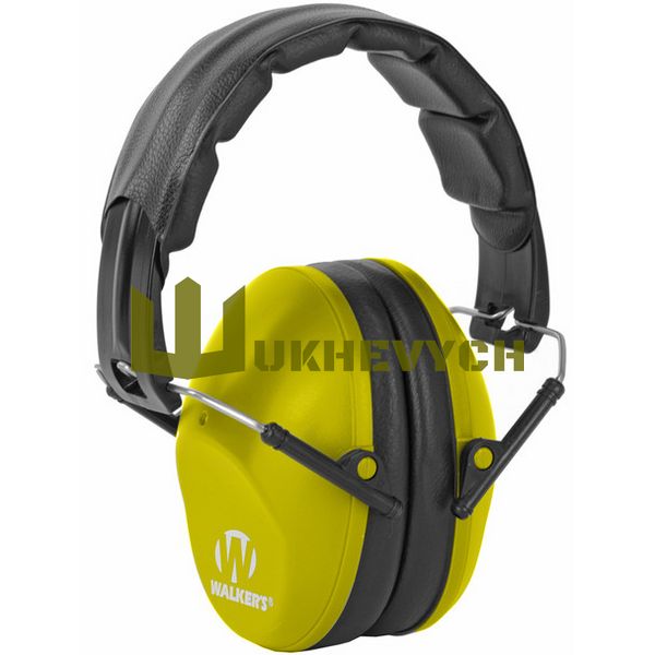 Пасивные тактические наушники Walker's Pro Low Profile Folding EarMuff GWP-FPM1-YL фото